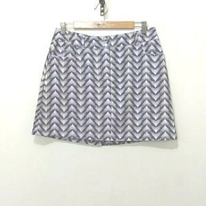 Slazenger Lilac & Gray Geometric Print Golf Skirt Skort Size 6